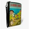 Cheap 🌟 Luca Seaside Ride Pose La Grande Corsa Zip Around Wallet ❤️