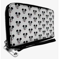 Best Pirce 🌟 Disney Mickey Mouse Smiling Zip Around Wallet ✨