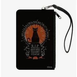 Best Pirce 🧨 Hocus Pocus Cat Emily Binx Always Be With You Canvas Clutch Wallet 🔥