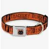 Promo 🔥 Hocus Pocus Thackery Binx Cat Silhouette Seatbelt Dog Collar 😍