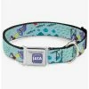 New ❤️ Luca Isola Del Mar Alberto Collage Seatbelt ❤️ Dog Collar ✔️