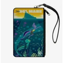 Brand new ✨ Luca Isola del Mar Luca and Alberto Sea Monsters Canvas Clutch Wallet ⭐