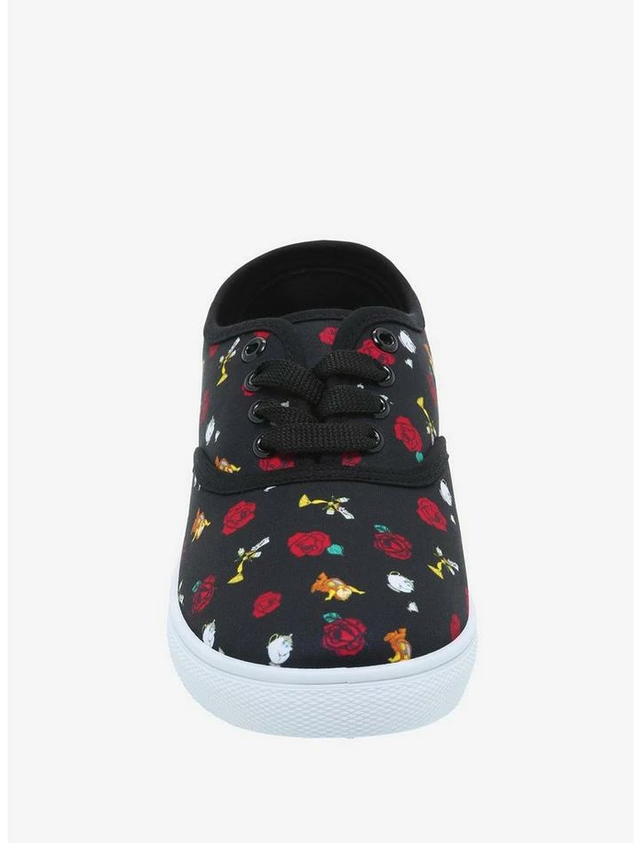 Coupon 🤩 Disney Beauty And The Beast Enchanted Objects Lace-Up Canvas Sneakers 😍 3 Coupon 🤩 Disney Beauty And The Beast Enchanted Objects Lace-Up Canvas Sneakers 😍 - Image 3