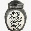 Budget 👍 The Nightmare Before Christmas Deadly Night Shade Jar 🎉