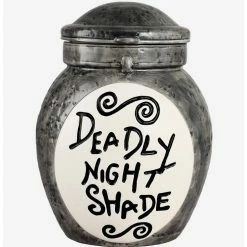 Budget 👍 The Nightmare Before Christmas Deadly Night Shade Jar 🎉