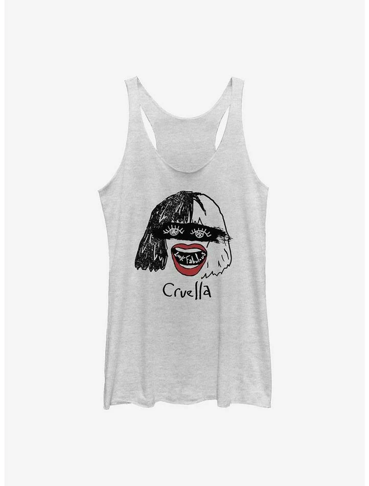 Outlet π Disney Cruella Look Fabulous Girls Tank β€οΈ 1 Outlet π Disney Cruella Look Fabulous Girls Tank β€οΈ