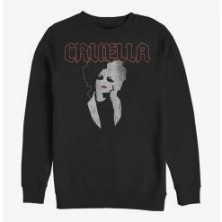 Top 10 ✔️ Disney Cruella Rock Crew Sweatshirt 🎉