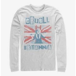 Wholesale 🧨 Disney Cruella Cruell Britannia Long-Sleeve T-Shirt ⭐