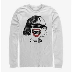Cheap ❤️ Disney Cruella Look Fabulous Long-Sleeve T-Shirt 💯