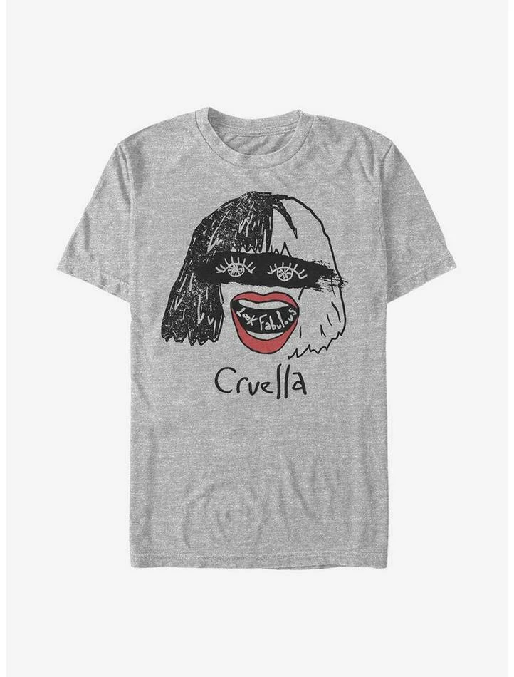Discount ❤️ Disney Cruella Look Fabulous T-Shirt ⌛ 1 Discount ❤️ Disney Cruella Look Fabulous T-Shirt ⌛