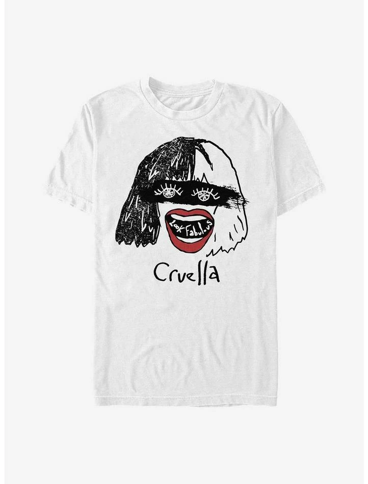 Wholesale ❤️ Disney Cruella Look Fabulous T-Shirt ❤️ 1 Wholesale ❤️ Disney Cruella Look Fabulous T-Shirt ❤️