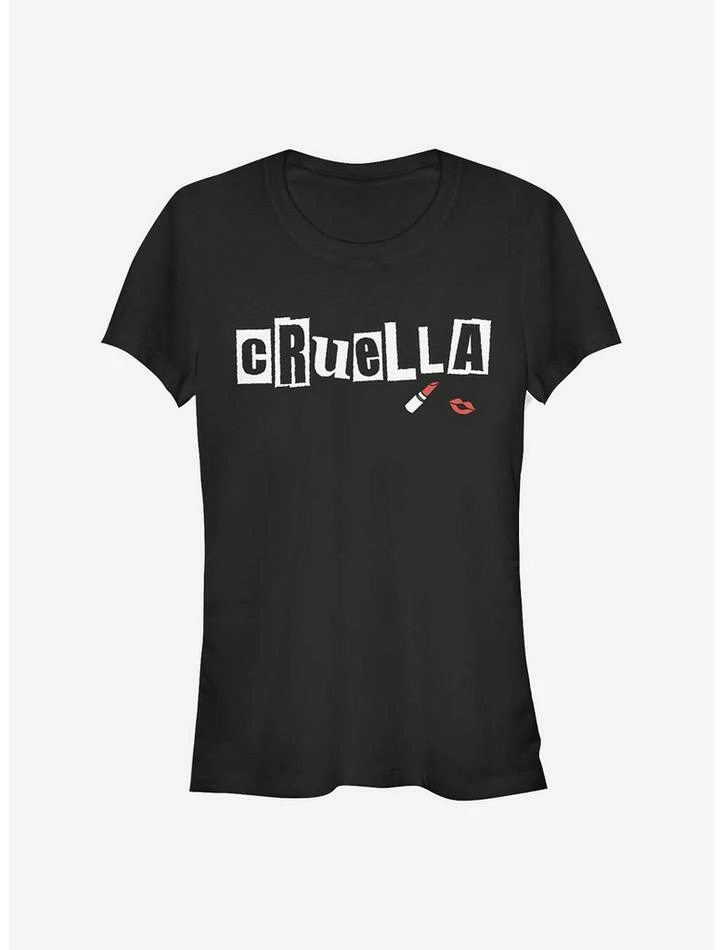 Best Sale β¨ Disney Cruella Name Cut Out Letters Girls T-Shirt π 1 Best Sale β¨ Disney Cruella Name Cut Out Letters Girls T-Shirt π