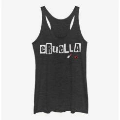Best reviews of 🎁 Disney Cruella Name Cut Out Letters Girls Tank ❤️