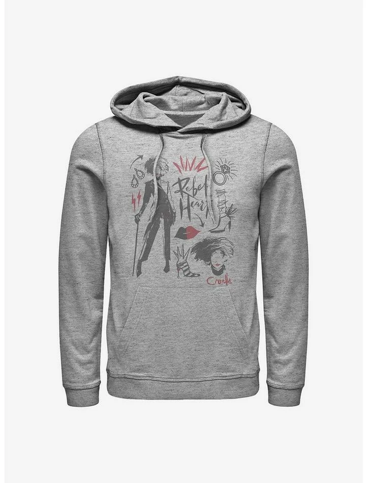 Budget π₯ Disney Cruella Fashion Sketches Hoodie π 1 Budget π₯ Disney Cruella Fashion Sketches Hoodie π