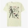 Outlet 🎁 Disney Cruella Fashion Sketches T-Shirt 👍