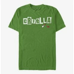 Best Sale 🌟 Disney Cruella Name Cut Out Letters T-Shirt ⭐