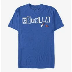 Wholesale 😉 Disney Cruella Name Cut Out Letters T-Shirt 🔔