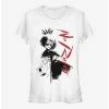 Hot Sale ❤️ Disney Cruella No Rules Art 👍 Girls T-Shirt 😍