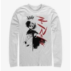 Best deal ⭐ Disney Cruella No Rules Art Long-Sleeve T-Shirt 😀
