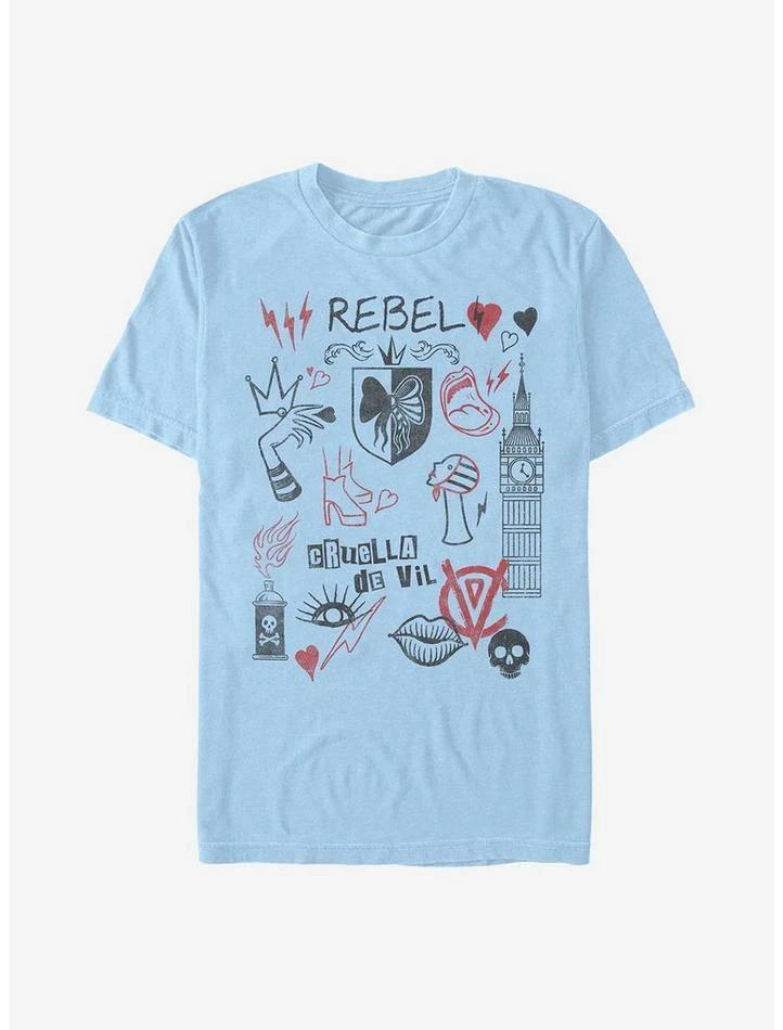 Best reviews of 😉 Disney Cruella Rebel Queen Doodles T-Shirt 🔔 1 Best reviews of 😉 Disney Cruella Rebel Queen Doodles T-Shirt 🔔