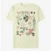 Deals 🎉 Disney Cruella Rebel Queen Doodles T-Shirt 🎉