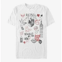Hot Sale 🥰 Disney Cruella Rebel Queen Doodles T-Shirt 👏