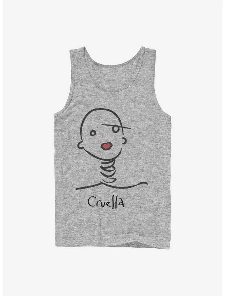 Buy 🎁 Disney Cruella Doodle Tank 🌟 1 Buy 🎁 Disney Cruella Doodle Tank 🌟