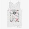 Buy ⌛ Disney Cruella Rebel Queen Doodles Tank 😉