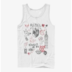 Buy ⌛ Disney Cruella Rebel Queen Doodles Tank 😉