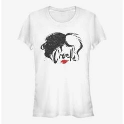 Discount 🎉 Disney Cruella Simply Cruella Infamous Hair Girls T-Shirt 👍