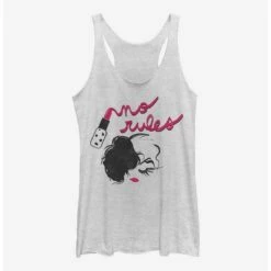 Best reviews of 😍 Disney Cruella No Rules In Lipstick 😉 Girls Tank ✔️