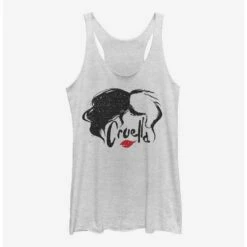 Brand new 🥰 Disney Cruella Simply Cruella Infamous Hair Girls Tank ✨
