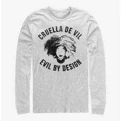 Promo ❤️ Disney Cruella Evil By Design Long-Sleeve T-Shirt ✨