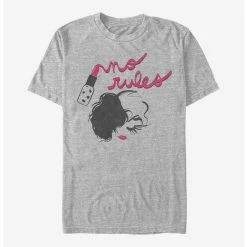 Best deal ⭐ Disney Cruella No Rules In Lipstick T-Shirt 🔔