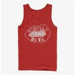 Wholesale 🌟 Disney Cruella Lip Cut Out Name Outline Tank 🔥