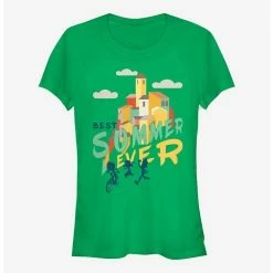 Promo ⭐ Disney Pixar Luca Best 🎁 Summer Ever Girls T-Shirt ⌛