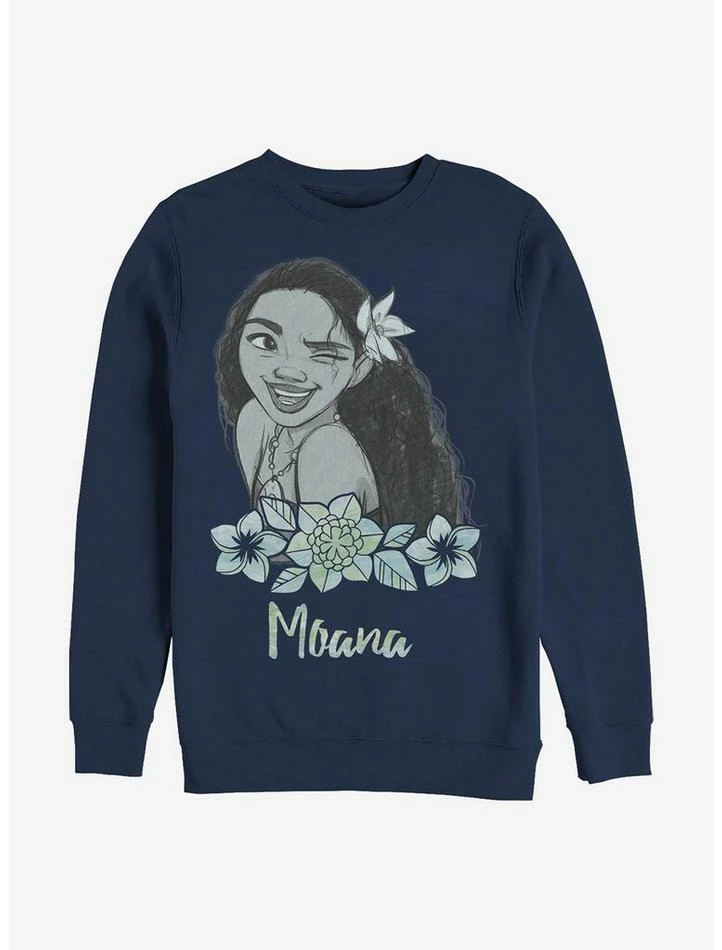 Best Sale 😍 Disney Moana Happy Smile Crew Sweatshirt 🔔 1 Best Sale 😍 Disney Moana Happy Smile Crew Sweatshirt 🔔