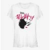 Buy 👍 Disney Cruella Rebel Heart Girls T-Shirt Hot Topic Exclusive ✨