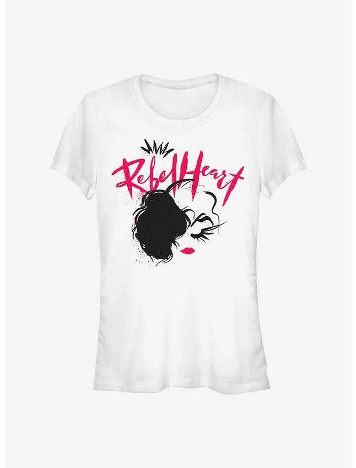 Buy 👍 Disney Cruella Rebel Heart Girls T-Shirt Hot Topic Exclusive ✨ 1 Buy 👍 Disney Cruella Rebel Heart Girls T-Shirt Hot Topic Exclusive ✨