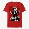 Discount ⌛ Disney Cruella Cruel Laughter T-Shirt Hot Topic Exclusive ❤️