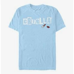 Hot Sale ⭐ Disney Cruella Magazine Cut Out Name T-Shirt ⌛