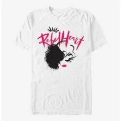 Cheap 😉 Disney Cruella Rebel Heart T-Shirt Hot Topic Exclusive ⌛
