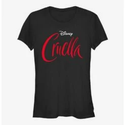 Coupon ⌛ Disney Cruella Movie Logo 😉 Girls T-Shirt 💯 -Dressup Outfits Shop 15809841 hi
