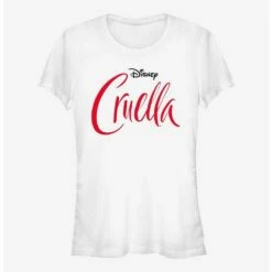 Coupon ⌛ Disney Cruella Movie Logo 😉 Girls T-Shirt 💯