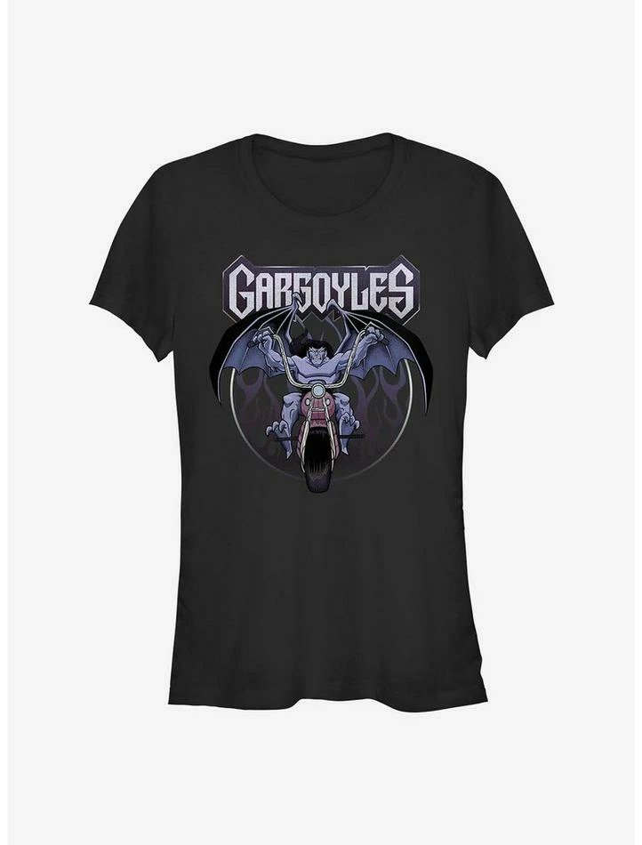 Promo 💯 Disney Gargoyles Let's Ride Girls T-Shirt 🎁 1 Promo 💯 Disney Gargoyles Let's Ride Girls T-Shirt 🎁