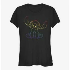 Brand new ⌛ Disney Stitch Rainbow Pride Stitch T-Shirt 👏