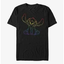 Top 10 ✨ Disney Stitch Rainbow Pride Stitch T-Shirt ⌛