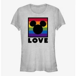 New ⭐ Disney Mickey Mouse Love Rainbow Box T-Shirt ✔️
