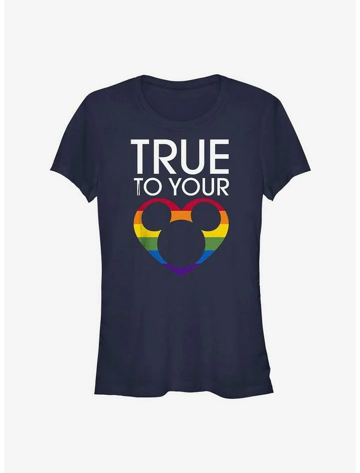 Best Sale ⭐ Disney Mickey Mouse True To Your Heart Rainbow T-Shirt ✨ 1 Best Sale ⭐ Disney Mickey Mouse True To Your Heart Rainbow T-Shirt ✨