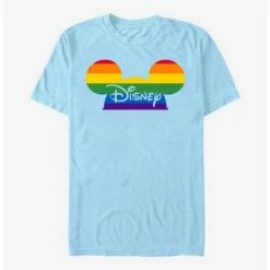 Buy 💯 Disney Mickey Mouse Disney Rainbow Pride Hat T-Shirt ✨